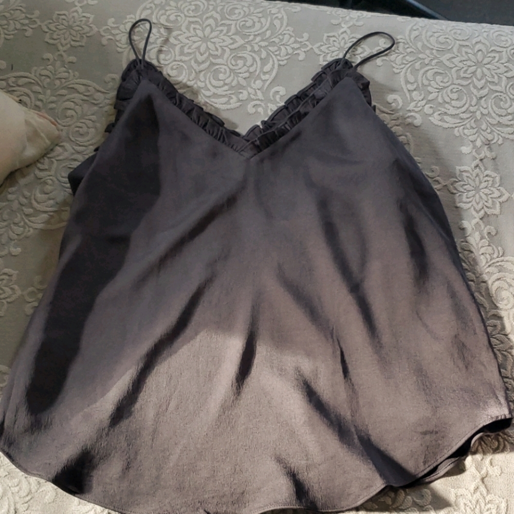 express top in gray size M